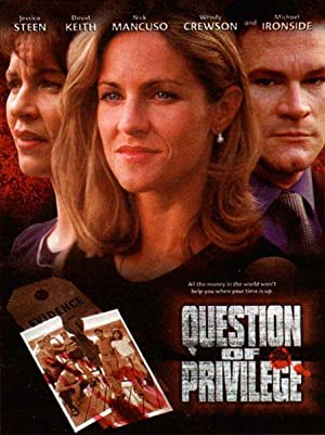 Question of Privilege (1999) starring Myles Ferguson on DVD on DVD